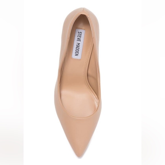NWT Steve Madden Luiza nude leather pumps women’s size 10 - perfect condition - Picture 4 of 9